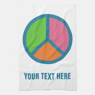 Serviette de main faite sur commande colorée de