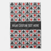 Serviette de main faite sur commande de joueur de (Vertical)