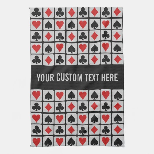 Serviette de main faite sur commande de joueur de (Vertical)