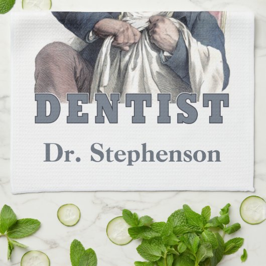 Serviette de main faite sur commande de monogramme (Plié)