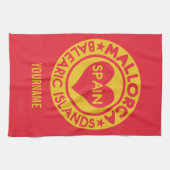 Serviette de main faite sur commande de monogramme (Horizontal)