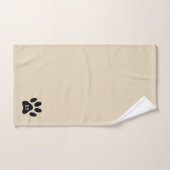 Serviette de main faite sur commande d'empreinte (Serviette à main)