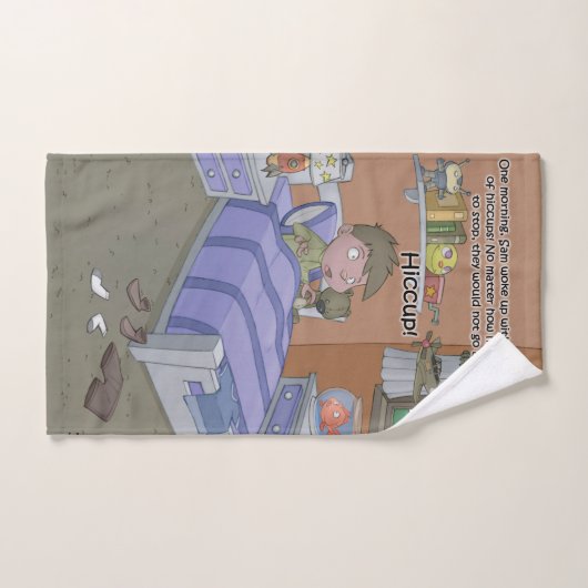 Serviette de main - hoquet ! (Serviette à main)