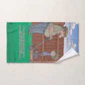 Serviette de main - le voisin (Serviette à main)