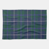 Serviette de main moderne de plaid de tartan de (Horizontal)