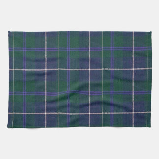 Serviette de main moderne de plaid de tartan de