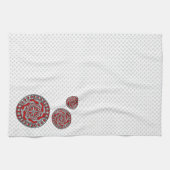 Serviette de main rouge de machinerie (Horizontal)