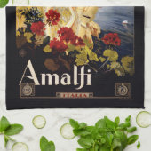Serviette de main vintage d'Amalfi Italie (Plié)