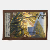 Serviette de main vintage de la Riviera d'Italien (Horizontal)