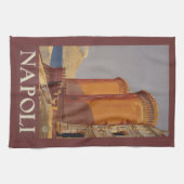Serviette de main vintage de Napoli Naples Italie (Horizontal)
