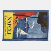 Serviette de main vintage de Napoli Naples Italie (Horizontal)