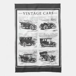 Serviette de main vintage de voitures