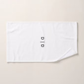 Serviette de mains (Serviette à main)
