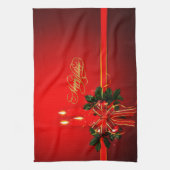 Serviette de mains Joyeuses Fêtes (Vertical)