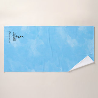 Serviette de maison littéraire personnalisée