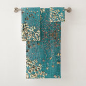 Serviette de mandala de Glittery (En situation)