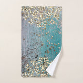 Serviette de mandala de Glittery (Serviette à main)