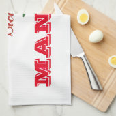 Serviette de "Mangia" de cuisine (Quart Plié)