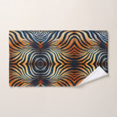 Serviette de modèle Zèbre gras et coloré (Serviette à main)