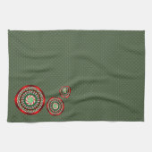 Serviette de Noël aux couleurs de Noël (Horizontal)