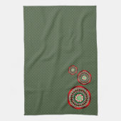 Serviette de Noël aux couleurs de Noël (Vertical)