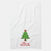 Serviette de Noël avec arbre de Noël (Vertical)