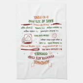 Serviette de Noël avec chipe au chocolat Recette (Vertical)