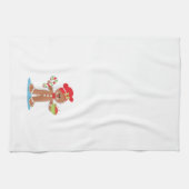 Serviette de Noël de garçon de pain d'épice (Horizontal)