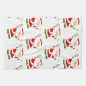 Serviette de Noël de tennis (Horizontal)