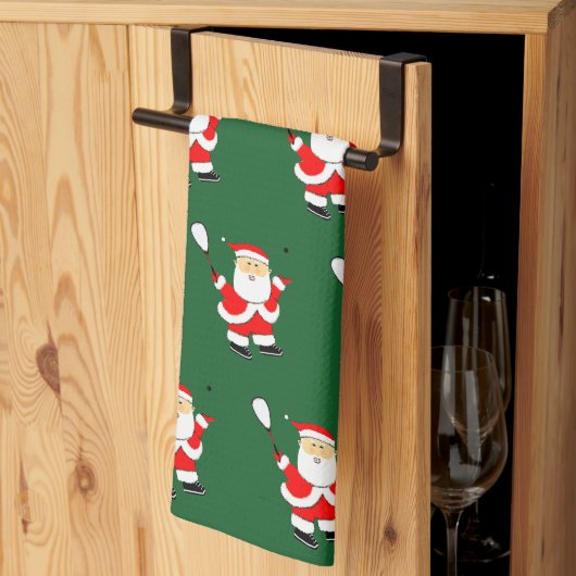 Serviette de Noël pour joueur de squash (Pliage en tiers)