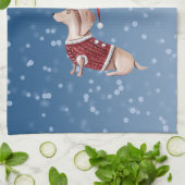 Serviette de Noël pour les mains Tapis de cuisine  (Plié)