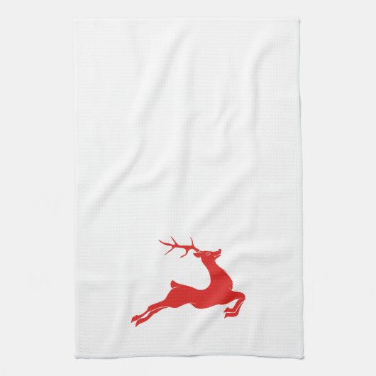 Serviette de Noël Red Deer (Vertical)
