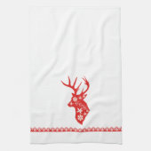 Serviette de Noël Red Deer (Vertical)