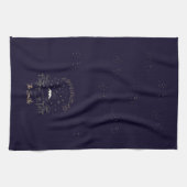 Serviette de Noël Sicile Mont Etna Boho (Horizontal)