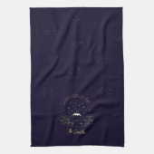 Serviette de Noël Sicile Mont Etna Boho (Vertical)