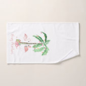 Serviette de Noël tropicale (Serviette à main)
