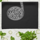 Serviette de note de musique (Plié)