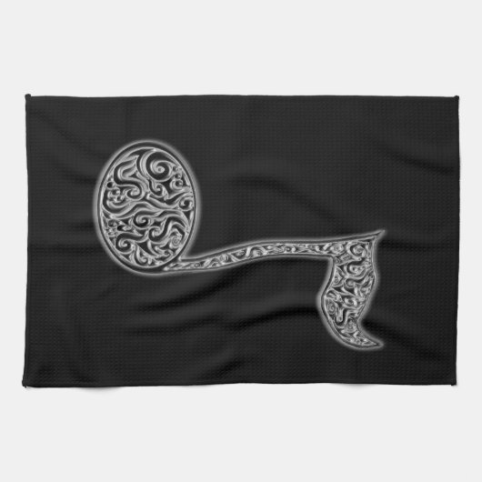 Serviette de note de musique (Horizontal)