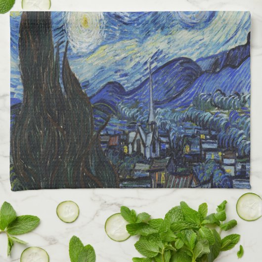 Serviette de nuit étoilée (Plié)