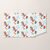 Serviette de Pâques à motif Lapin de Pâques (Serviette à main)