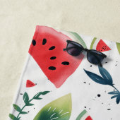 Serviette de pastèque Sunshine (En situation)