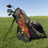 Serviette de patinage de hockey personnalisée (Vert)