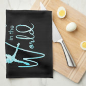 Serviette de patinage sur glace Couche bleue gelée (Quart Plié)