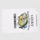 Serviette de pêche au poisson soleil Lucky personn (Horizontal)