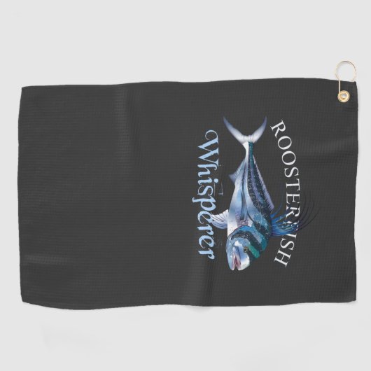 Serviette de pêche de couleur foncée de Whisperer (Horizontal)