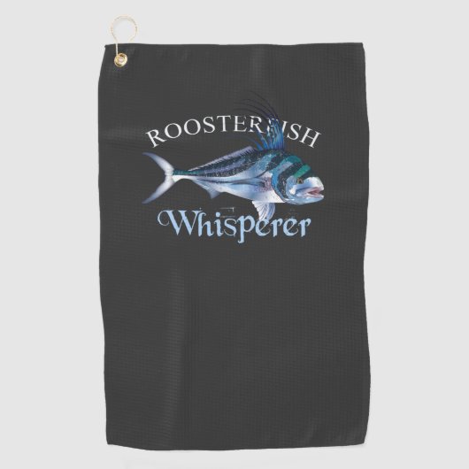 Serviette de pêche de couleur foncée de Whisperer (Devant)