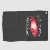 Serviette de pêche foncée Whisperer (Horizontal)