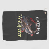 Serviette de pêche foncée Whisperer Catfish (Horizontal)