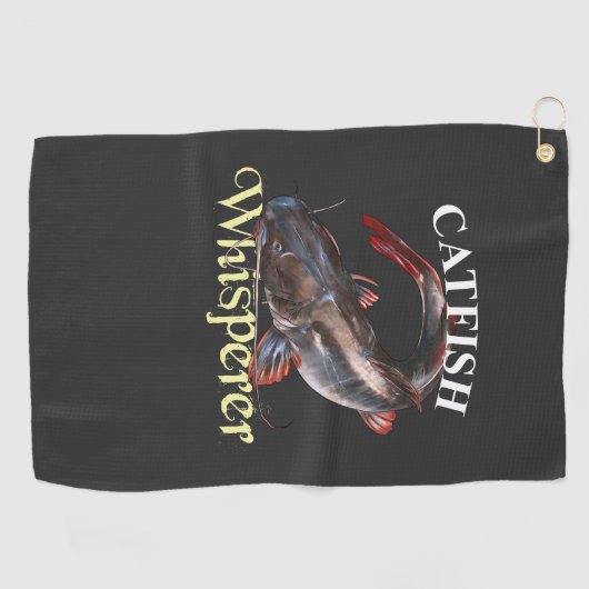 Serviette de pêche foncée Whisperer Catfish (Horizontal)