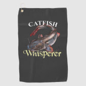 Serviette de pêche foncée Whisperer Catfish (Devant)